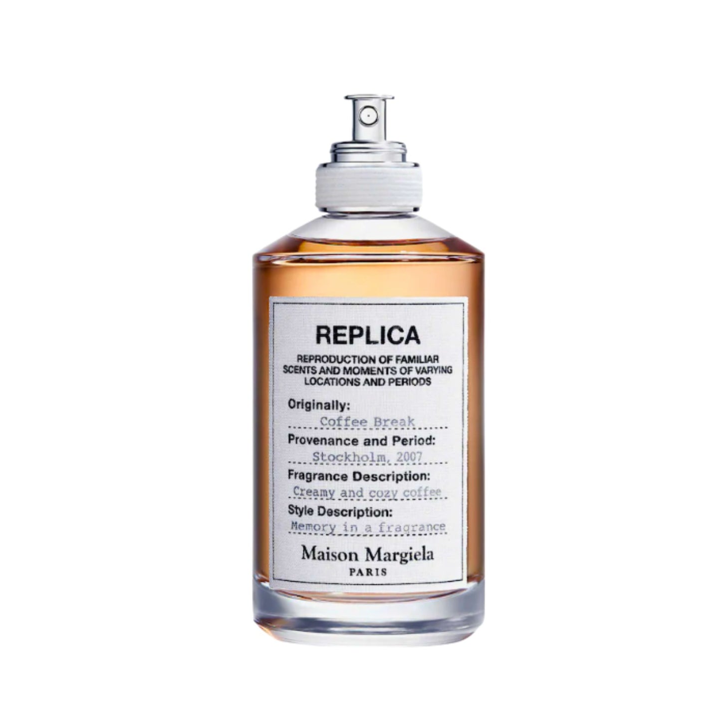 Maison Margiela Coffee Break decant sample bottle white background – authentic niche fragrance Canada