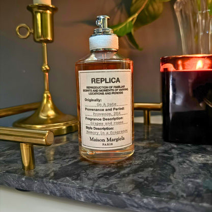 Maison Margiela On A Date authentic perfume decant sample – lifestyle hero image at FragraDiva